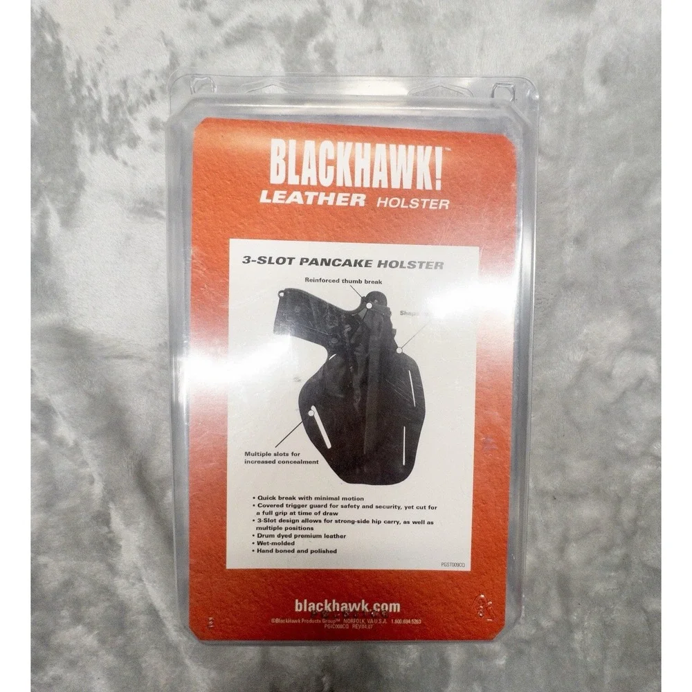 New In Box Blackhawk Leather Holster Colt 5